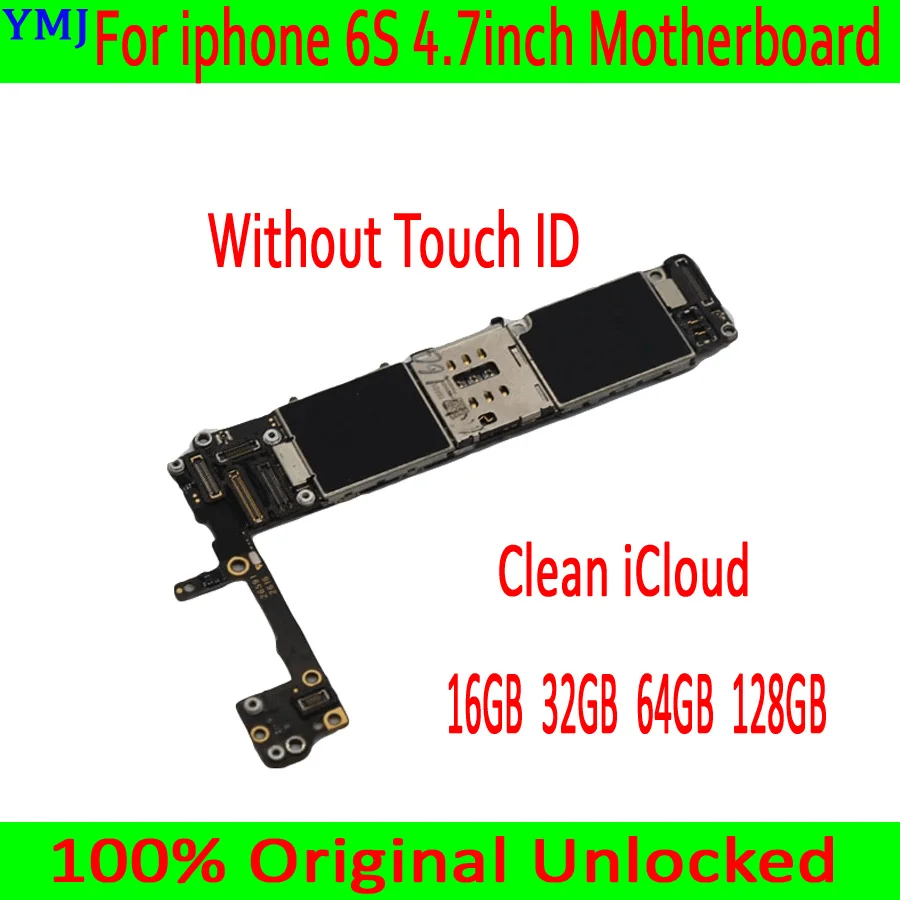 Разблокированная материнская плата для iphone 6S 16 Гб/64 Гб/128 ГБ версия без touch ID