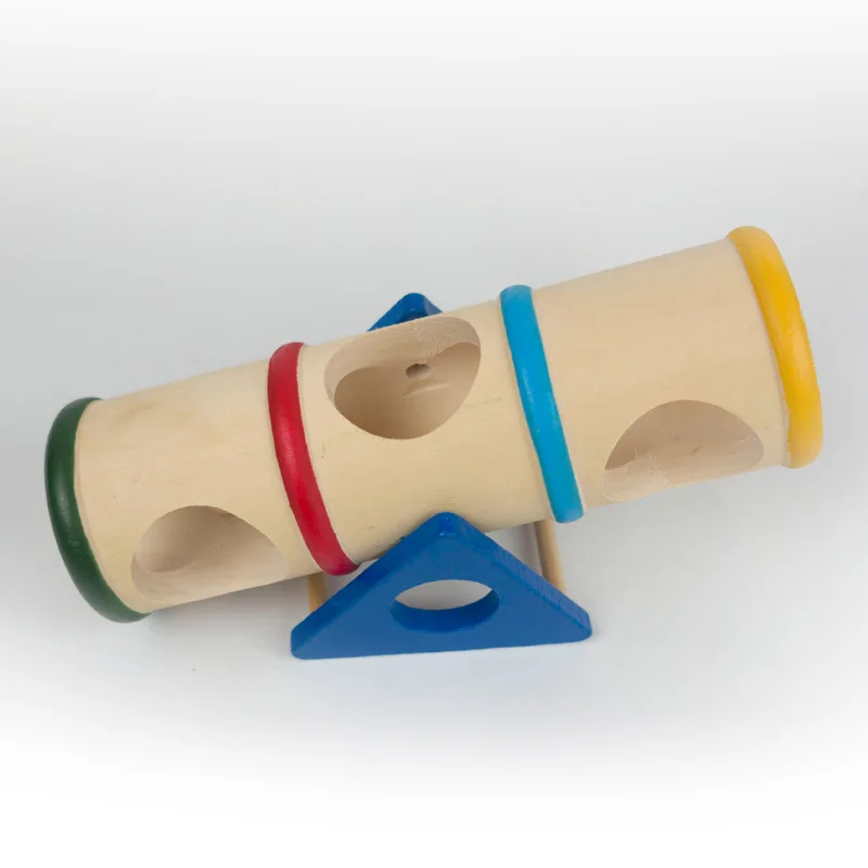 Животное хомяк Seesaw спортивная игрушка деревянный маленький питомец спрятать играть пористая клетка дом с тоннелем трубка Крыса Игрушка аксессуары