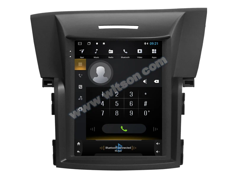 WITSON вертикальный экран автомобильный dvd с gps 4GB ram+ 64G rom для HONDA CRV(низкий 2012-/высокий 2012-) Версия