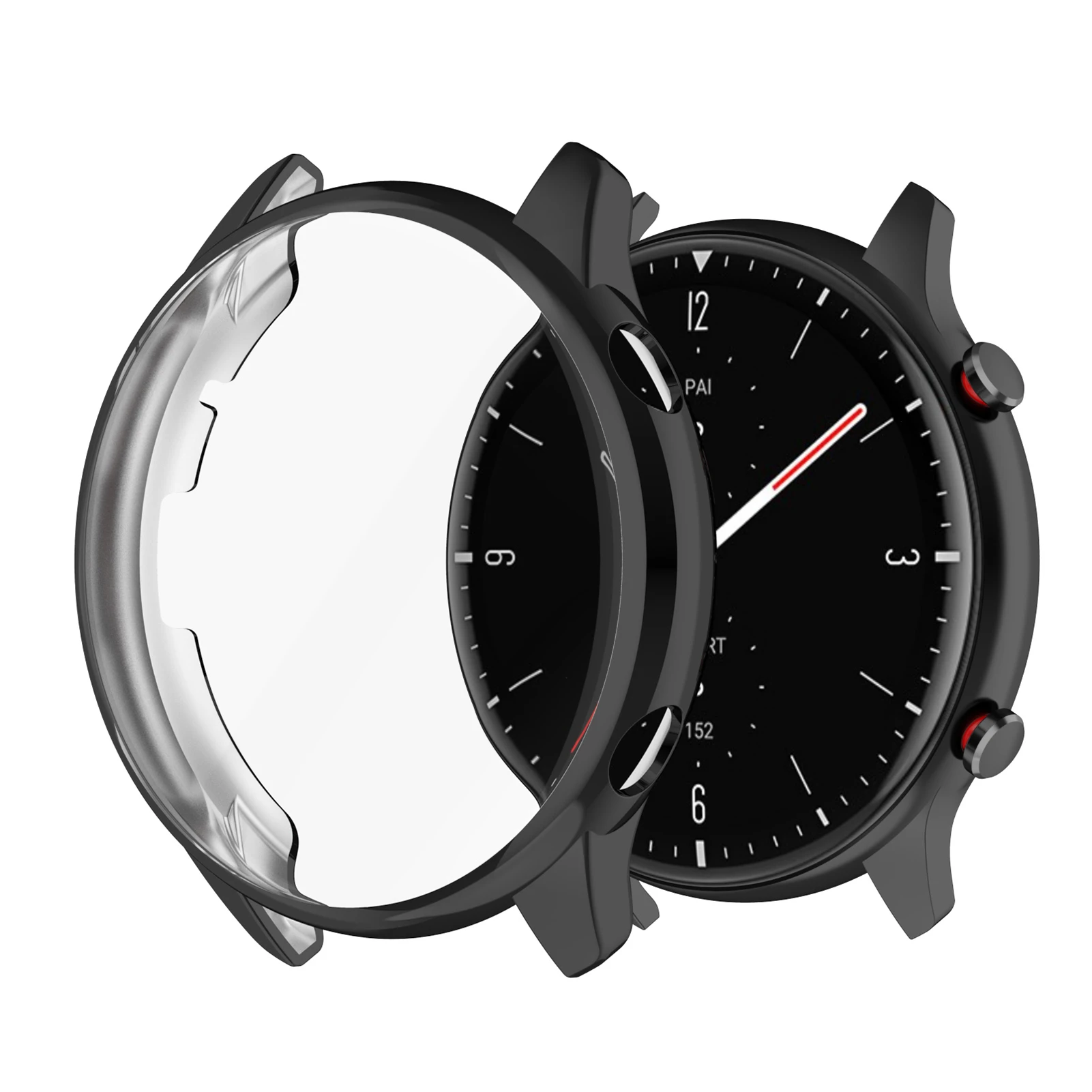 Screen Protector Flexible Cover For Huami Amazfit Gtr 2e Watch Case Gtr2e  Lightweight Bumper Soft Tpu Scratch-resistant Shell - Smart Accessories -  AliExpress