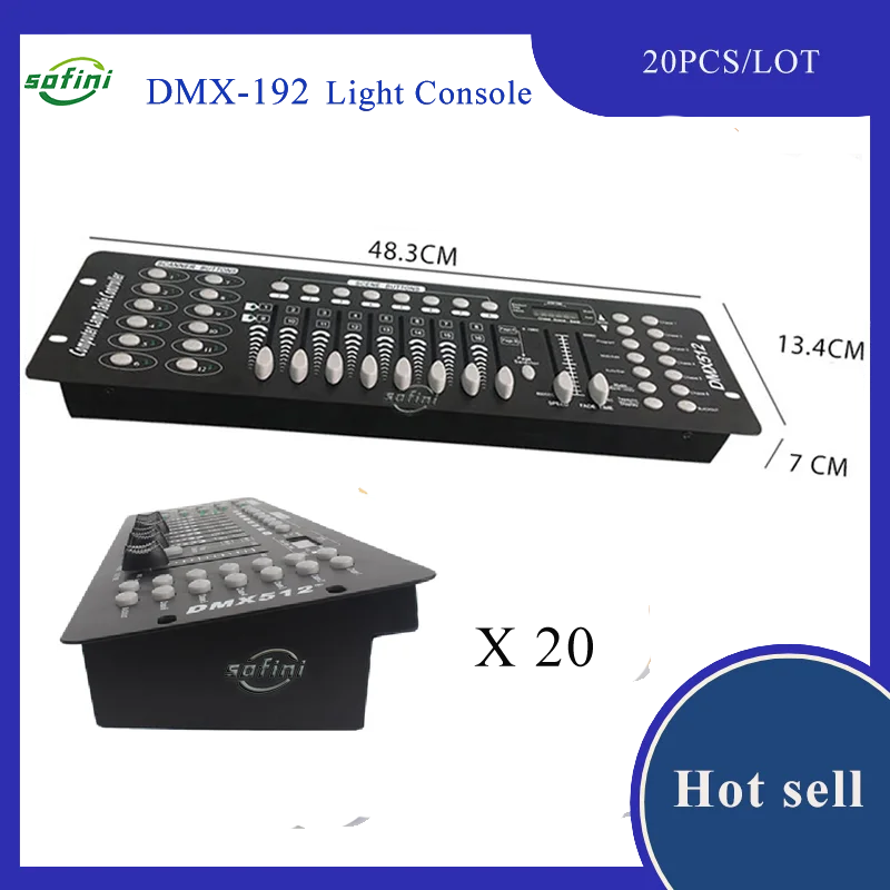 192-Channel DMX5  12 Light Controller Show Designer Console - BS