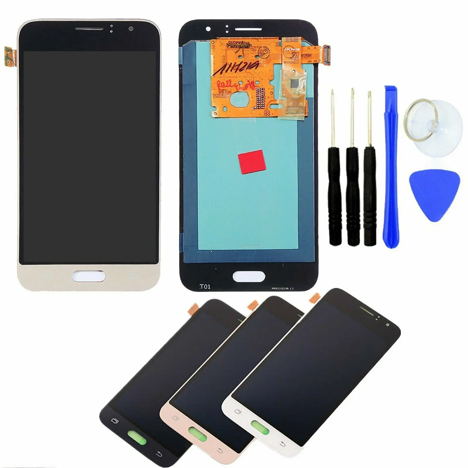 Оригинальный ЖК-дисплей AMOLED J120f для SAMSUNG GALAXY J1 2016 с дигитайзером сенсорного экрана