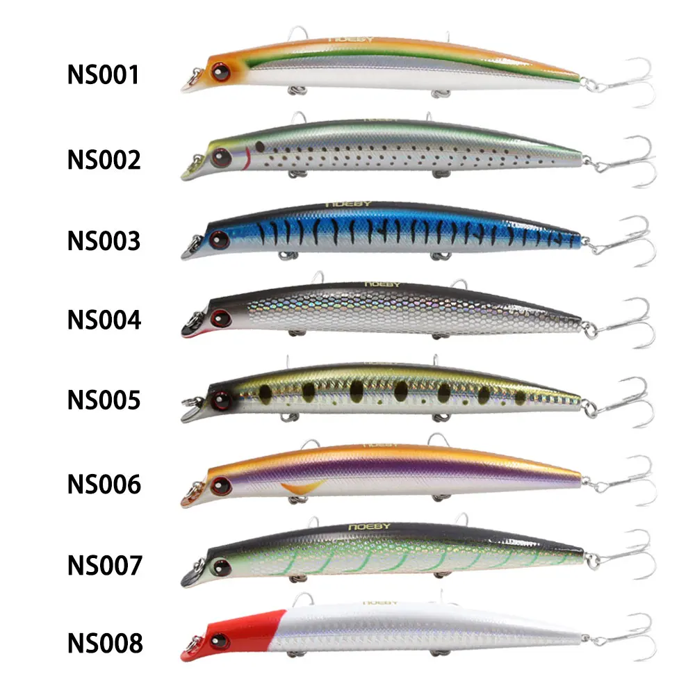 Noeby jerkbait minnow saltwater wobblers Sasuke fishing lure hard bait floating 120mm 150mm for sea bass bluefish