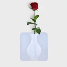 Волшебный, резиновый силиконовый липкий цветок настенный ваза контейнер Цветочная бутылка для украшения дома вазы для растений# 3F