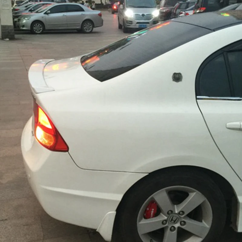 for honda civic spoiler 2006-2011 civic spoiler High Quality ABS Material painted Color for Honda spoiler