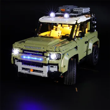 

LED Light up Kit For 42110 Technic series defender car Model Building Blocks (only light included)
