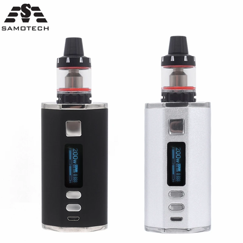 DV 200 Вт vape pod Комплект 4500 мАч встроенный аккумулятор с 0.3ohm 3 0 мл Танк светодиодный