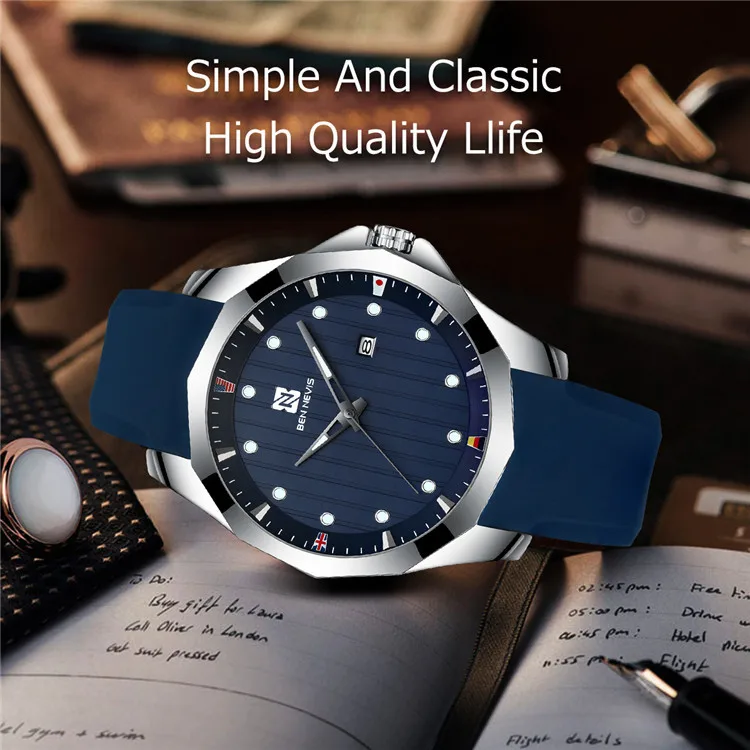 BEN NEVIS модные спортивные кварцевые часы для мужчин s часы Relojes часы для мужчин лучший бренд класса люкс Бизнес водонепроницаемые часы Relogio Masculino