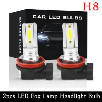 

2pcs LED headlights H11 H8 Fog Lamp High Power Double Sided Xenon White