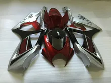 Motorcycle Fairing bodywork for GSXR1000 07 08 GSX-R GSXR 1000 K7 2007 2008 Red silver Fairings body kit+gifts SK48