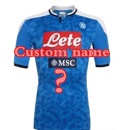 Napoli футболки для футбола home Out third 19 20 Naples KOULIBALY VERDI FABIAN MERTENS LOZANO INSIGNE футболка для футбола - Цвет: shirt