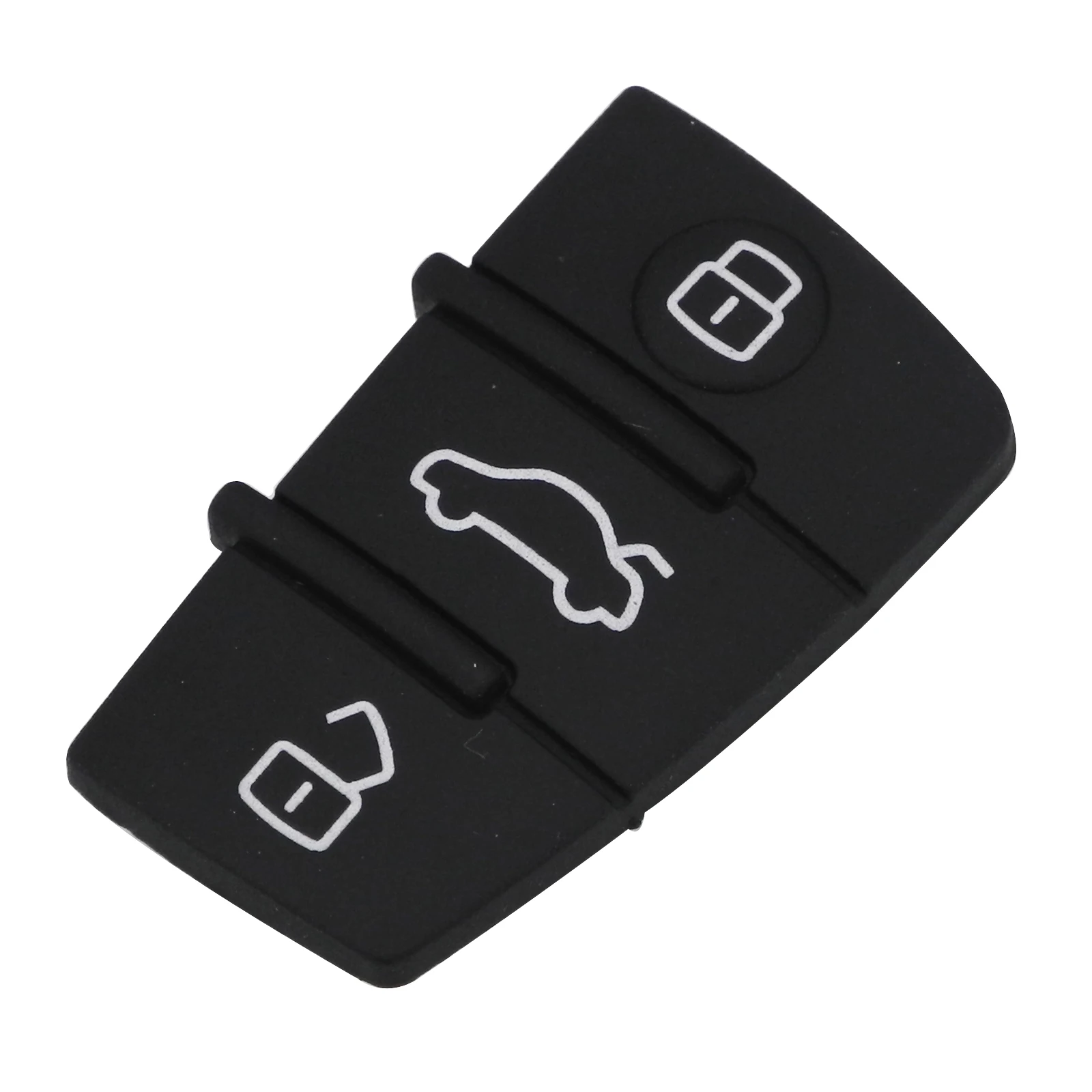 3 Buttons Jingyuqin для Audi, Кнопочная накладка 2/3, кнопка для Audi A3, A4, A5, A6, A8, Q5, Q7 T, пульт дистанционного управления, брелок, чехол, сменная накладка - Количество кнопок: 3 Buttons