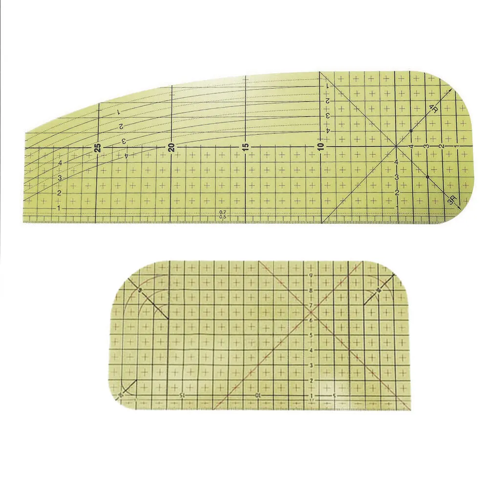 Regla de medición de planchado en caliente, regla de planchado resistente al calor, herramientas de retazos para fabricación de ropa, suministros de costura DIY, 20/30cm
