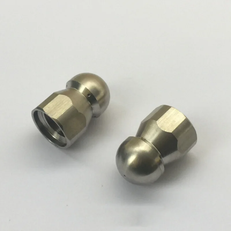 Drain Jet Pressure Nozzle Sewer Cleaning Pipe Rotary Repair Maintenance Spare part Tool Rear