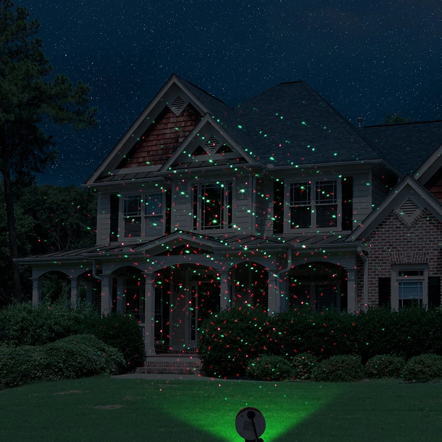 Наружный светильник для сада, газона, сценический эффект, водонепроницаемый, сказочный, небесный, звездный, лазерный проектор, светильник для рождественской вечеринки, декоративный ландшафтный светильник