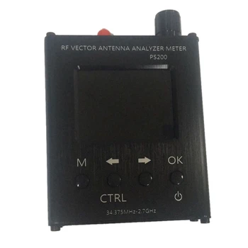 

PS200 UV RF Vector Impedance ANT SWR Antenna Analyzer Meter Tester for 34.375MHz-2.7GHz with Aluminum Alloy Shell