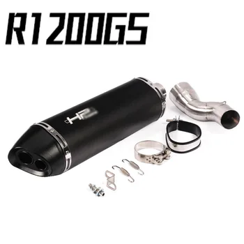 

Slip On Exhaust For BMW R1200GS Adventure Motorcycle Exhaust For Muffler Middle Link Pipe 2013 2014 2015 2016