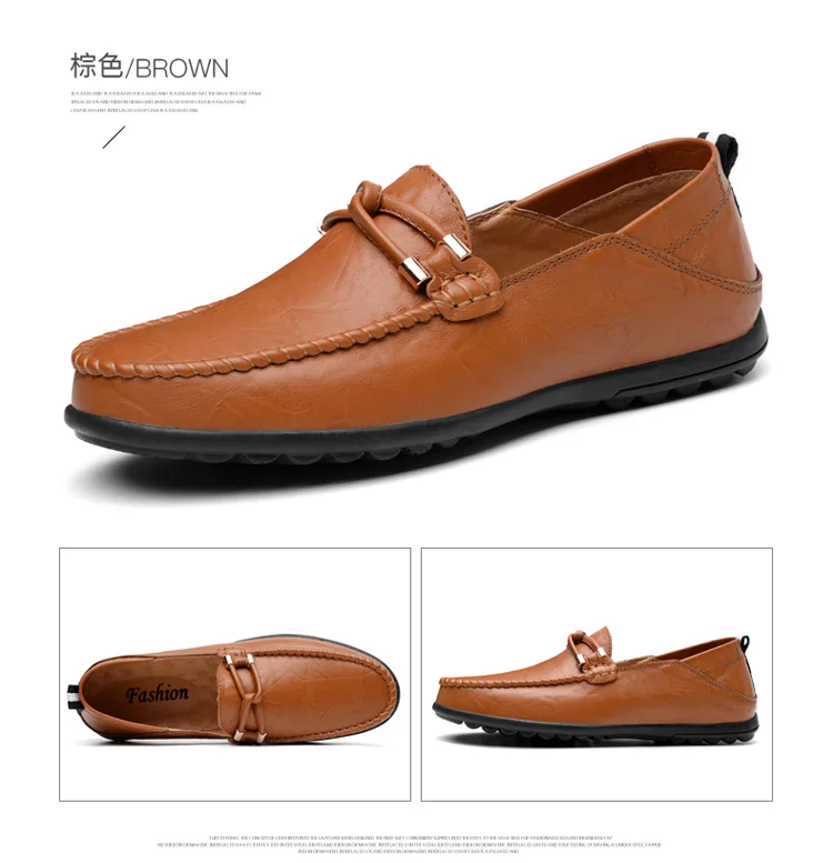 Мужская обувь из натуральной кожи; удобная мужская повседневная обувь; Chaussures; мужская обувь на плоской подошве без застежки; zapatos hombre