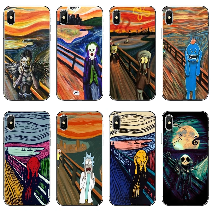 Мягкий чехол Edvard Munch с изображением крика для телефона Xiaomi Mi 9 9T CC9 CC9E 8 SE Pro A2 Lite 6X 5 4