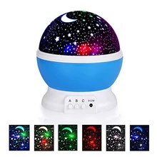 Baby Lamps Projector-Lamp Nightlight Starry-Night Kids 3D Led Moon for Children Infantil