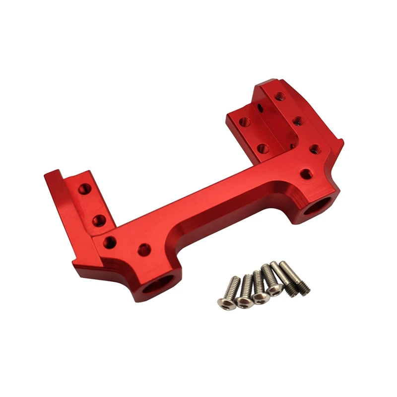 

Metal Servo Relocation Front Bumper Mount Beam for AXIAL SCX10 II 90046 90047 90060 1/10 RC Crawler,Red