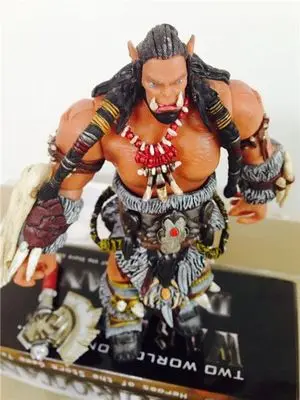 NEW2020 10cm Orc Leader durotan Ogram Boxed Hand-made Action Character Model Hand-made Doll Toys afbeelding