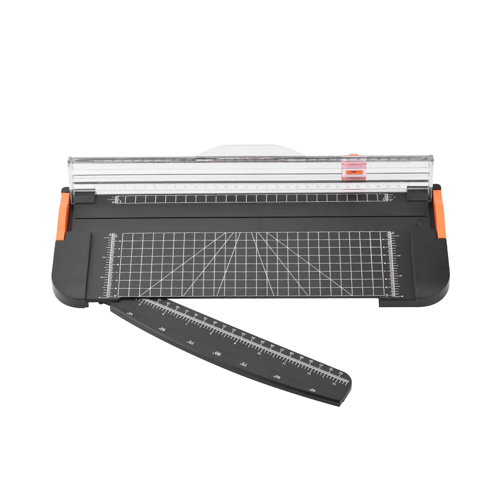 

Portable A4 A5 Papper Cutter Guillotine Photo Trimmer Precision Slide Cutting Mat with Folding Ruler for Office School Kids