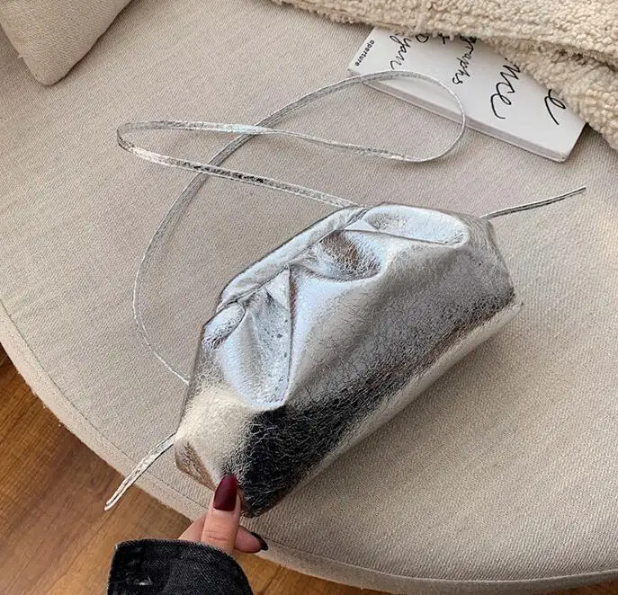 silver AIMIYOUNG, женские сумки через плечо, дамские клатчи, дизайнерские сумки, сумки через плечо для женщин, сумки-мессенджеры, Bolsa Feminina - Цвет: silver