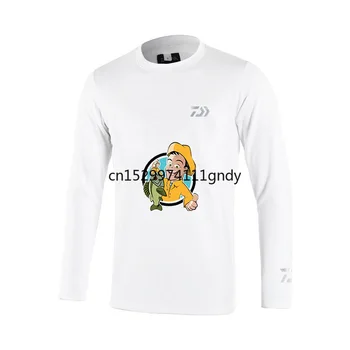 

2020 Daiwa Fishing Shirt Long Sleeve Quick Dry Top Tee Anti UV Breathable Fishing Clothes Outdoor Sport Clothing Camisas Pesca