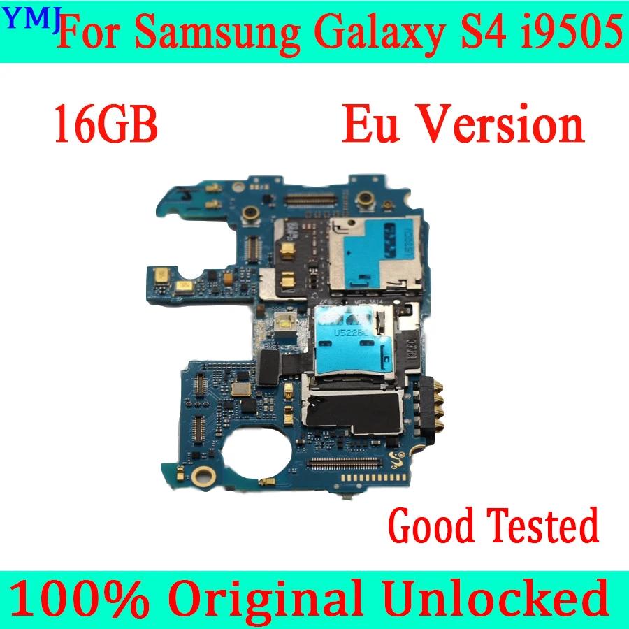Оригинальная разблокированная материнская плата для Samsung Galaxy S4 i9505 с системой
