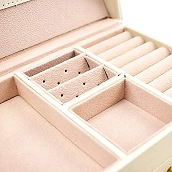 BMBY-чехол для ювелирных изделий/коробки/коробка для макияжа, чехол для косметики и ювелирных изделий с 2 выдвижными ящиками 3 слоя
