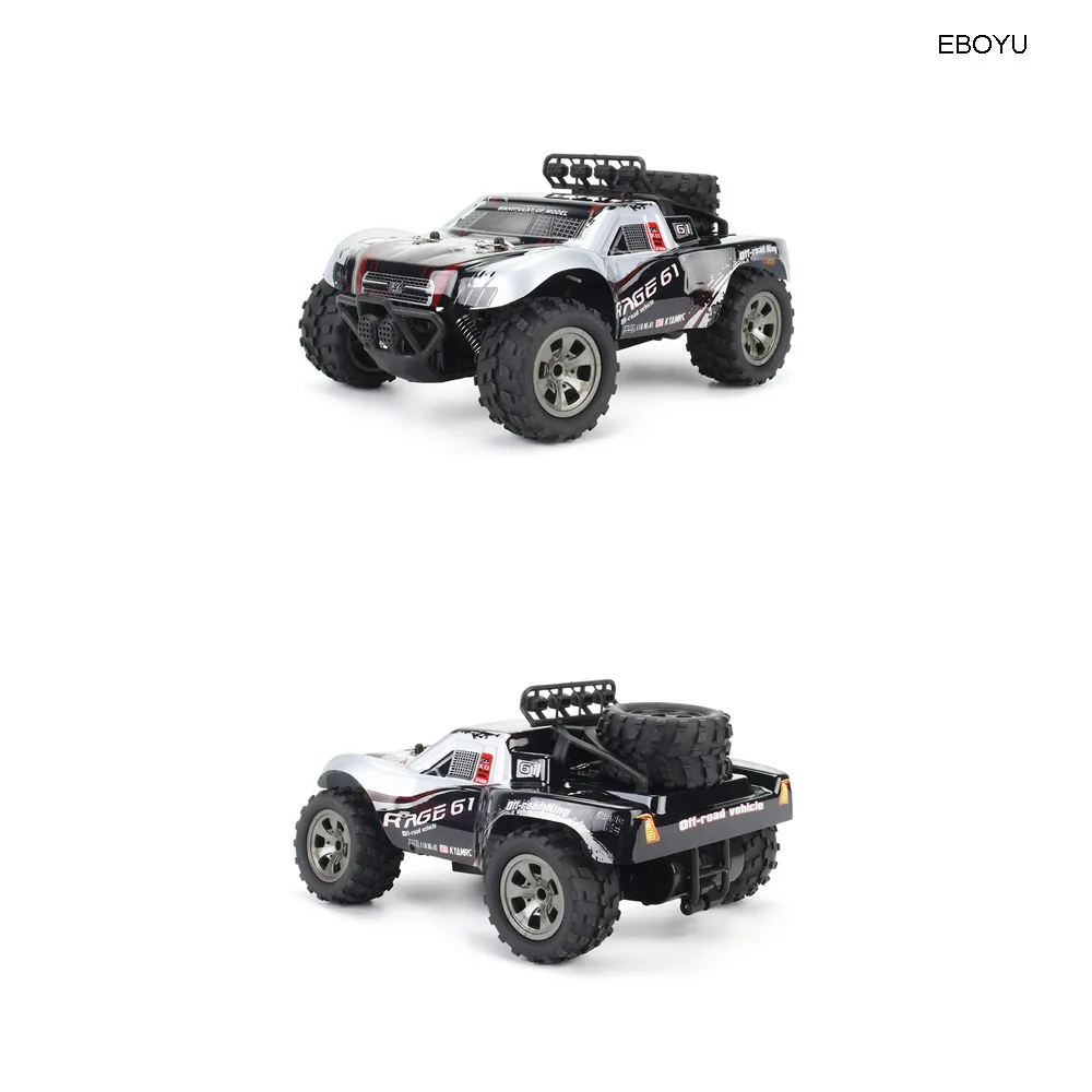 EBOYU 1885A RC автомобиль 2,4 GHz 1/18 2WD большое колесо внедорожный пульт дистанционного управления грузовик King RTR для детей начинающих