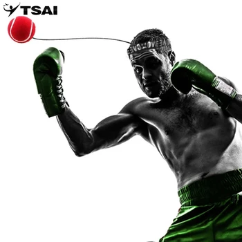 

hot Fight Boxing Ball Equipment With Head Band For Reflex Speed Training Boxing Punch Thai Sports Exercise Accessories