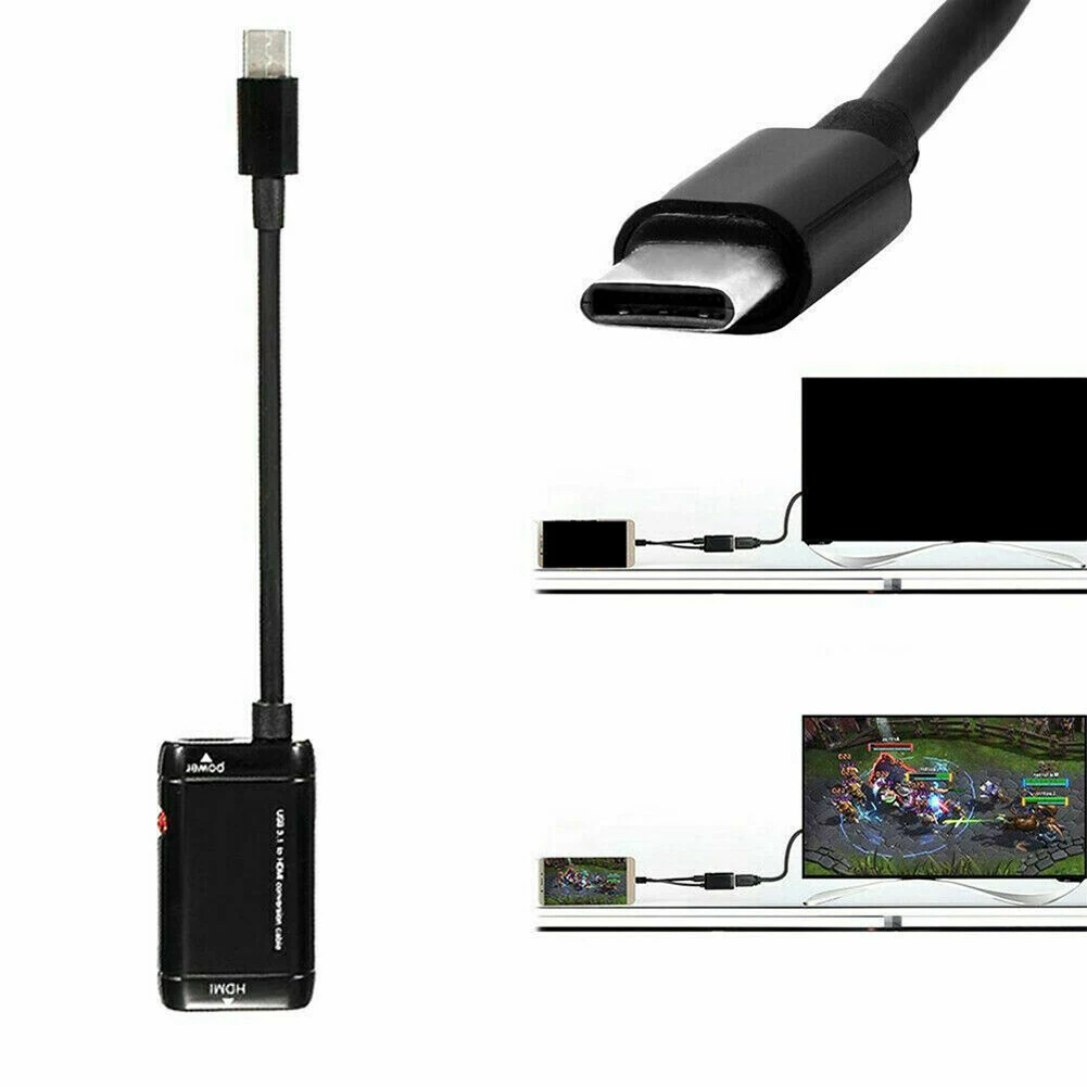 Usb type C к HDMI адаптер USB 3,1 USB-C к HDMI адаптер конвертер «Папа-мама» для MacBook huawei mate 20/P20 Pro Smasung S8