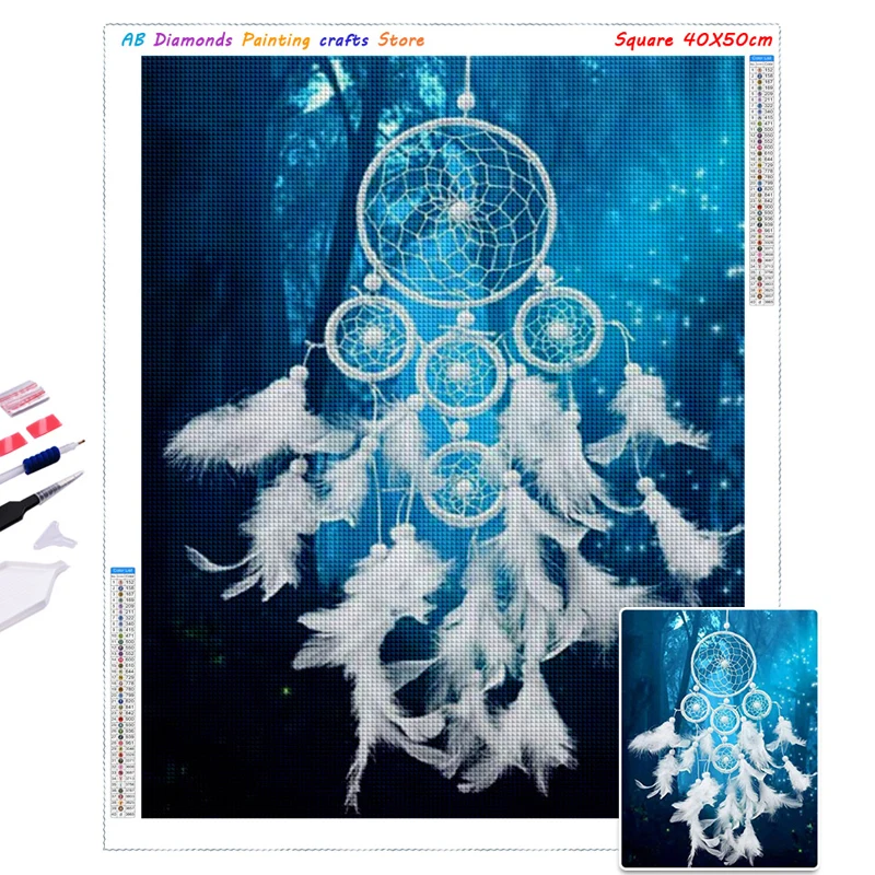 5D DIY Diamond Painting Wolf AB Drill Full Square/Round Aniaml Eagle Diamont Embroidery Butterfly Mosaic Cross Stitch Home Decor 