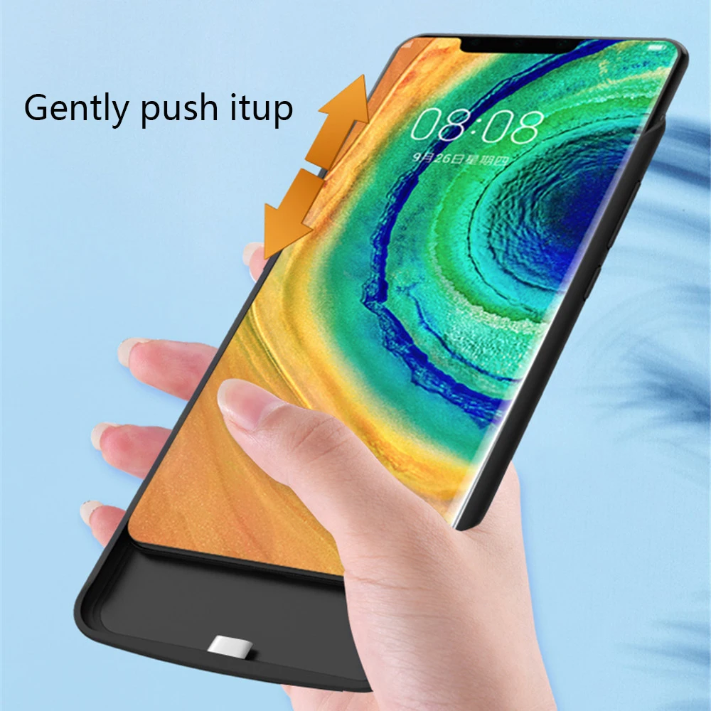 Для huawei mate 30 Pro Чехол для зарядного устройства 6000 мАч Расширенный аккумулятор Запасной источник питания чехол для зарядки mate 30 Pro Чехол для аккумулятора