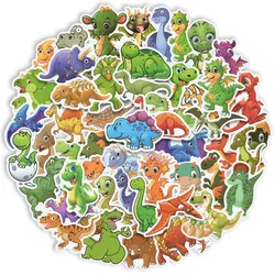 50 pcs Cartoon  Dinosaur Sticker Cellular phone Guitar Laptop Helmet Automobile Water cup Stationery Party Decorate Sticker