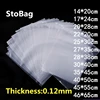 StoBag 10pcs Clear Transparent Plastic Package Cloth Travel Storage Pouch Waterproof Bag Zipper Lock Self Seal Cloth OrganizerPE ► Photo 1/6