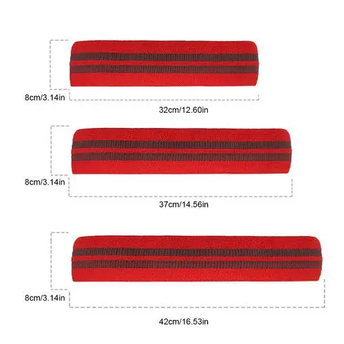 Противоскользящая эластичная лента сопротивления для фитнеса, упражнений на бедрах, пояс для йоги, для ног, ягодиц, растягивания тела, йоги, пилатеса, тренировки мышц