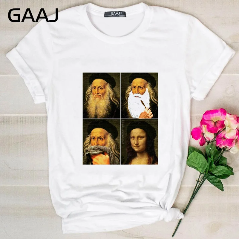 05 GAAJ "edgy lisa" футболка женская повседневная одежда женская футболка с принтом тонкая футболка плюс размер D9S3I - Цвет: 05