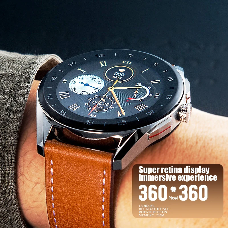 2021 Super HD Screen Smart Watch Men Bluetooth Call IP68 Waterproof Swim Sport Fitness Tracker Smartwatch For Android IOS Phone