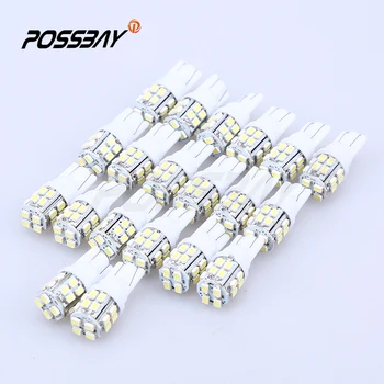 

20 Pcs Universal Truck/SUV/Car High Power 1206 20 SMD Gas Fuel Economy Interior Wedge Lamps Lights Bulbs With White LED 12V