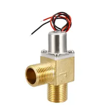 Uxcell импульсный электромагнитный клапан G1/2 DC3.6V вертикальный медный наружный клапан с фильтром