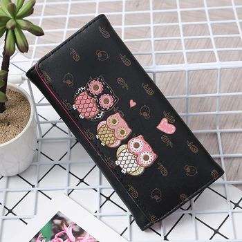 

Bags For Femme 2020 Women Coin Purse Cute Owl Lady Purse Parent-child Style MoneyBags Clutch Cartoon Bolso Mujer
