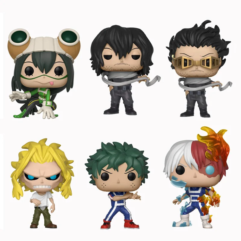 Поп-игрушки моя геройская Академия экшн-фигурка DEKU Aizawa Shota Asui Tsuyu Todoroki Shoto Midoriya Izuku
