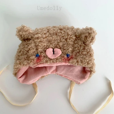 Hat-7 1 шт. прекрасный ручной работы мини медведь шляпа для OB11, 1/12 BJD, Holala Кукла Одежда Аксессуары - Цвет: Hat-7