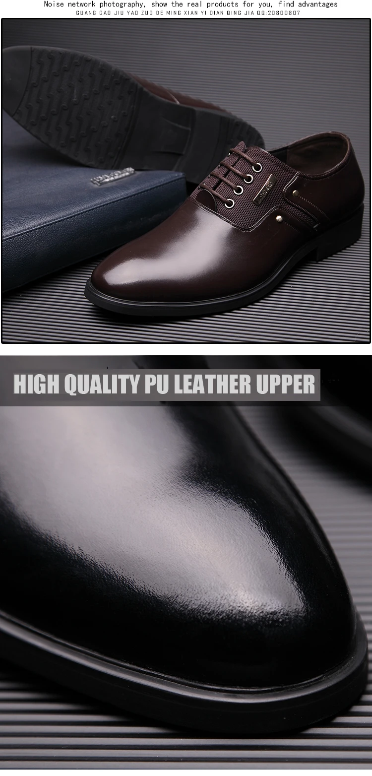 Misalwa Men Charming Formal Shoes Christmas Party Dress Shoes Height Increasing Elegant Office Groom Oxfords Elevator Shoe 36-47