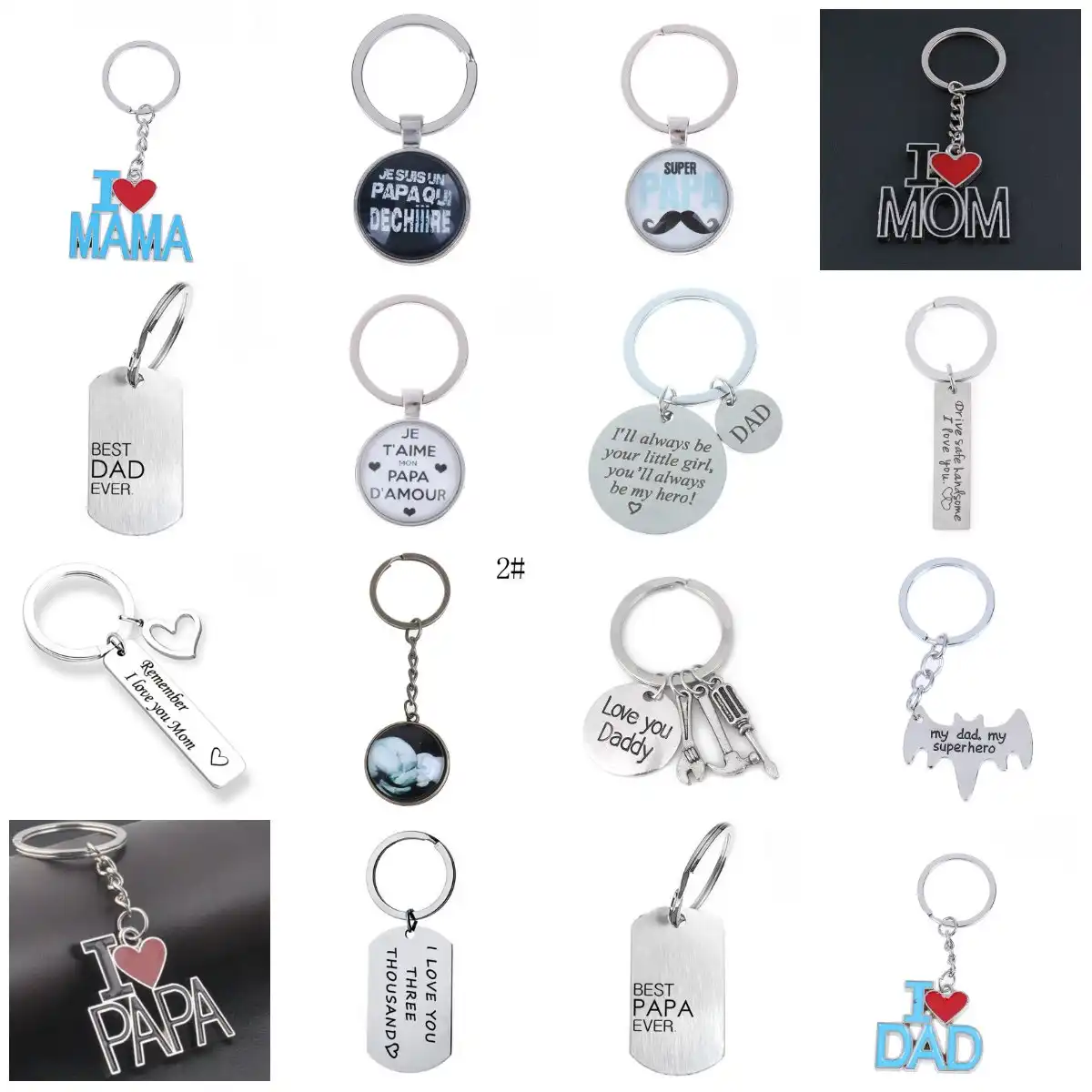 fathers day keyring