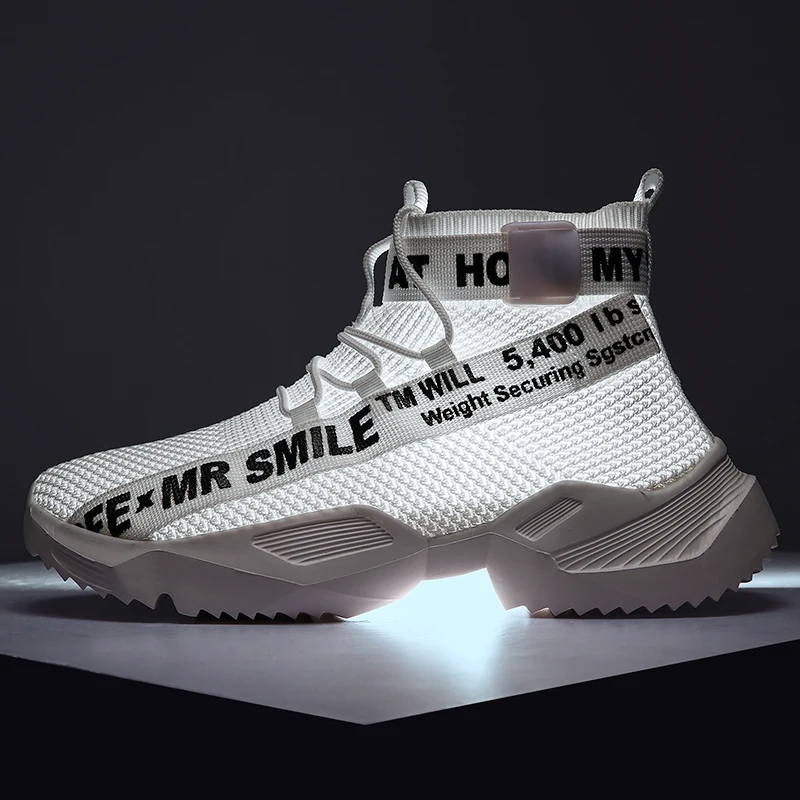 Chiang Men Sneakers Running-shoes Athletic-Training Jogging Lightweight Comfortable Breathable For Winter Outdoor Sports