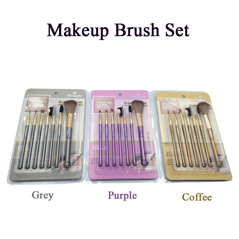 7 шт. набор профессиональных кистей для макияжа|Аппликатор теней век| |